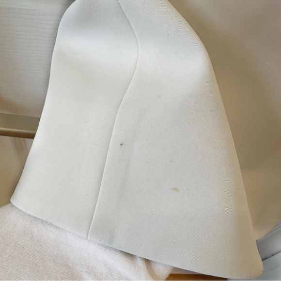 ILA Neptun One Shoulder Mini Dress with Beaded Infinity Detail White 36 - Picture 8 of 16